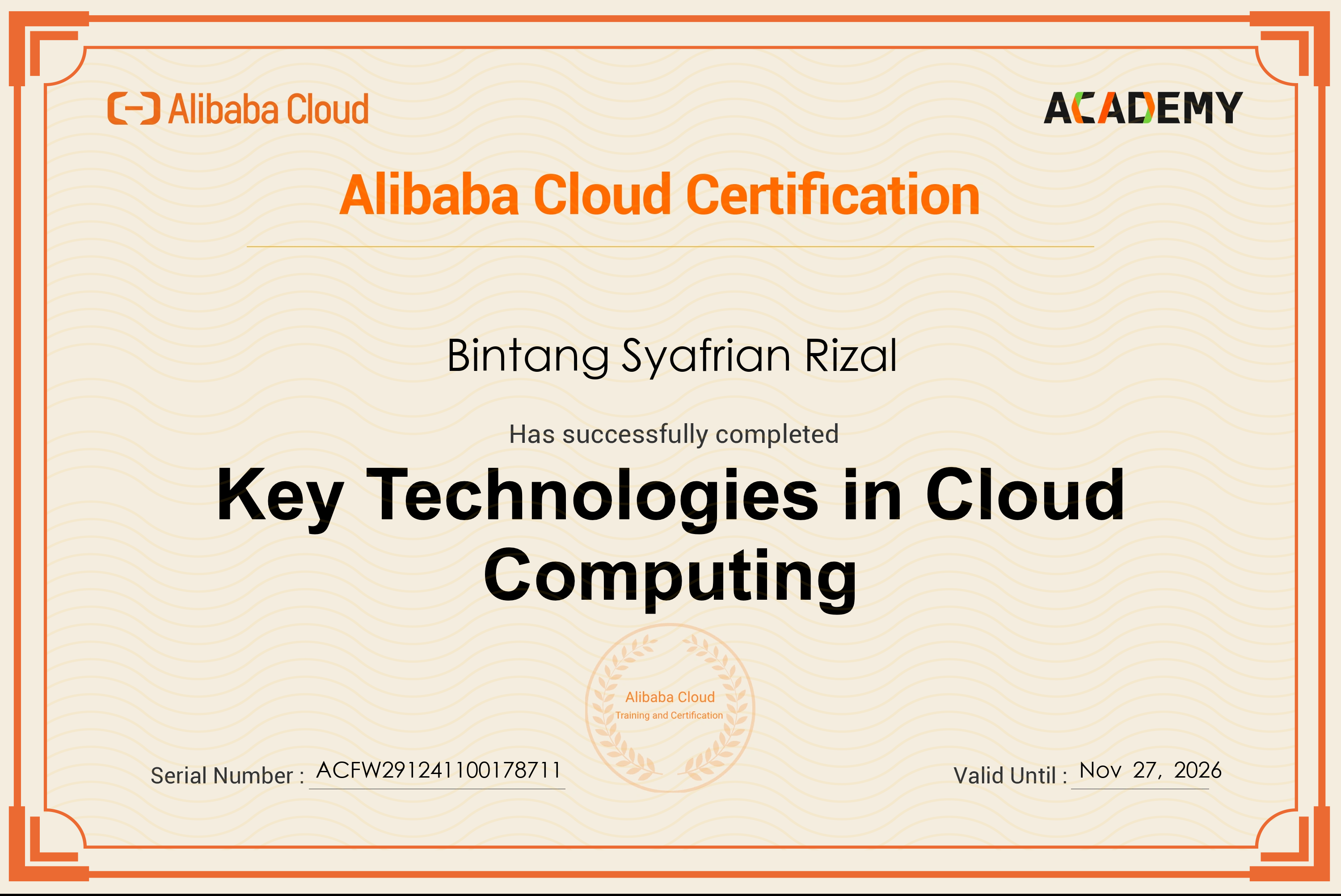 Key Technologies in Cloud Computing